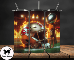 San Francisco 49ers Super Bowl Tumbler Png, Super Bowl 2024 Tumbler Wrap 36