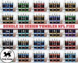bundle 32 design tumbler nfl fire 40oz png, 40oz tumler png 97 by cindy