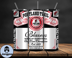 portland trail blazers tumbler wrap, basketball design,nba teams,nba sports,nba tumbler wrap,nba ds-34