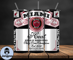 miami heat tumbler wrap, basketball design,nba teams,nba sports,nba tumbler wrap,nba ds-44