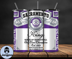 sacramento kings tumbler wrap, basketball design,nba teams,nba sports,nba tumbler wrap,nba ds-56