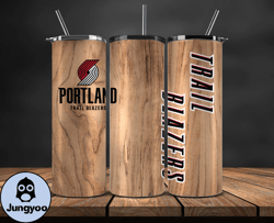 portland trail blazers tumbler wrap, basketball design,nba teams,nba sports,nba tumbler wrap,nba ds-76