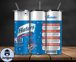 oklahoma city thunder tumbler wrap, basketball design,nba teams,nba sports,nba tumbler wrap,nba ds-102