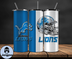 detroit lions tumbler wrap, nfl logo tumbler png, nfl design png-04