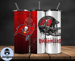 tampa bay buccaneers tumbler wrap, nfl logo tumbler png, nfl design png-08