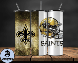 new orleans saints tumbler wrap, nfl logo tumbler png, nfl design png-11