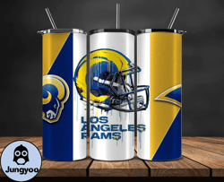 los angeles rams tumbler wrap, nfl logo tumbler png, nfl design png-31