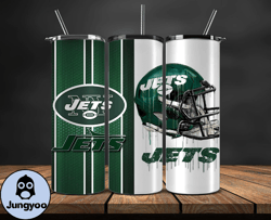 new york jets tumbler wrap, nfl logo tumbler png, nfl design png-38