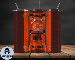 chicago bears tumbler wrap, nfl logo tumbler png, nfl design png-100