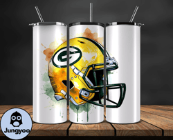 green bay packers tumbler wrap, nfl logo tumbler png, nfl design png-110