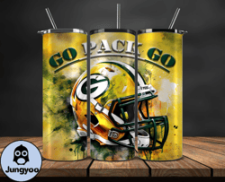 green bay packers tumbler wrap, nfl logo tumbler png, nfl design png-111