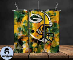 green bay packers tumbler wrap, nfl logo tumbler png, nfl design png-112