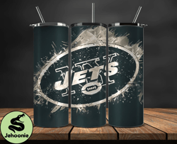 new york jetsnfl tumbler wrap, nfl teams, nfl logo tumbler png, nfl design png design 06