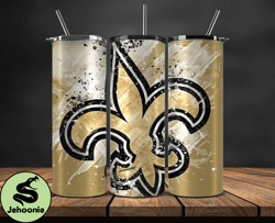 new orleans saintsnfl tumbler wrap, nfl teams, nfl logo tumbler png, nfl design png design 08