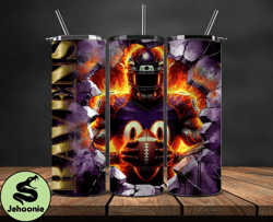 baltimore ravens cracked holetumbler wraps, , nfl logo,, nfl sports, nfl design png  26