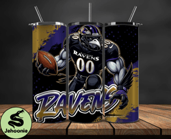 baltimore ravens tumbler wrap, nfl teams,nfl logo football, logo tumbler png design 03