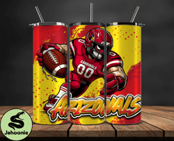 arizona cardinals tumbler wrap, nfl teams,nfl logo football, logo tumbler png design 01