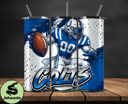 indianapolis colts tumbler wrap, nfl teams,nfl logo football, logo tumbler png design 14