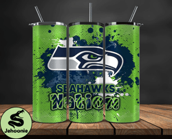Seattle Seahawks Logo NFL, Football Teams PNG, NFL Tumbler Wraps PNG Design 11