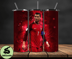 ronaldo tumbler wrap ,cristiano ronaldo tumbler design, ronaldo 20oz skinny tumbler wrap, design by jehoonie store 02