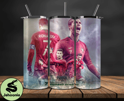 ronaldo tumbler wrap ,cristiano ronaldo tumbler design, ronaldo 20oz skinny tumbler wrap, design by jehoonie store 01