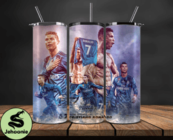 ronaldo tumbler wrap ,cristiano ronaldo tumbler design, ronaldo 20oz skinny tumbler wrap, design by jehoonie store 16