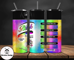 bitch spray, bitch be gone 20oz tumbler wrap png file for sublimation, rainbow bitch spray, tumbler png 17
