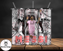 lionel  messi tumbler wrap ,messi skinny tumbler wrap png, design by morales design 01