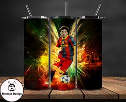 lionel  messi tumbler wrap ,messi skinny tumbler wrap png, design by morales design 04