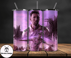 lionel  messi tumbler wrap ,messi skinny tumbler wrap png, design by morales design 03