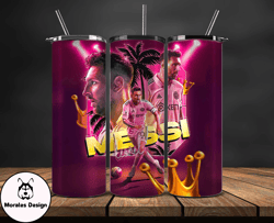 lionel  messi tumbler wrap ,messi skinny tumbler wrap png, design by morales design 21