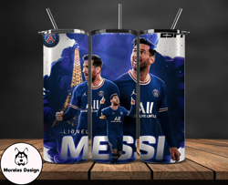 lionel  messi tumbler wrap ,messi skinny tumbler wrap png, design by morales design 49