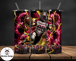 washington commanders tumbler wrap glow, nfl logo tumbler png, nfl design png by morales design-32