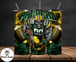 green bay packers tumbler wrap, football wraps, logo football png, logo nfl png, all football team png by morales design