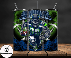 seattle seahawks tumbler wrap, football wraps, logo football png, logo nfl png, all football team png by morales design