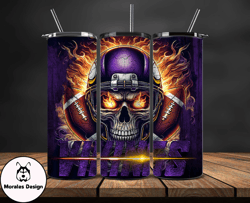 minnesota vikings tumbler wrap, logo tumbler wraps, nfl football teams png, sport team tumbler, logo nfl tumbler by mora