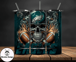 philadelphia eagles tumbler wrap, logo tumbler wraps, nfl football teams png, sport team tumbler, logo nfl tumbler by mo