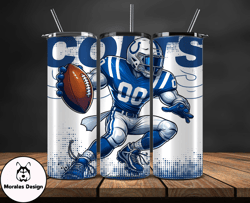 indianapolis colts nfl tumbler wraps, tumbler wrap png, football png, logo nfl team, tumbler design by morales design 14