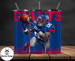 new york giants nfl tumbler wraps, tumbler wrap png, football png, logo nfl team, tumbler design by morales design 24