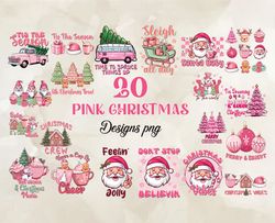 20 pink christmas design png, christian christmas svg, christmas design, christmas shirt, christmas 01