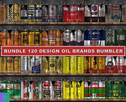 bundle 120 design oil brands bumbler, tumbler bundle design, sublimation tumbler bundle, 20oz skinny tumbler 20