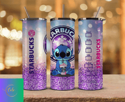 Stitch Starbucks Tumbler Wrap, Stitch  Png, Stitch Tumbler Png 79