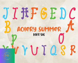 aotery summer font svg, modern font, fonts for cricut, beauty font, font for t-shirts 10