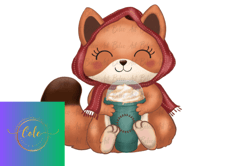 baby sloth drink coffee png