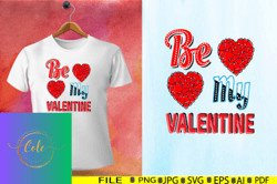 lets go valentine typography t shirt