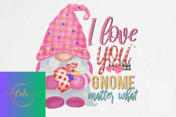 gnome valentine sublimation