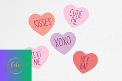 valentines day svg heart candy sayings