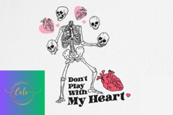 skeleton valentines quote sublimation