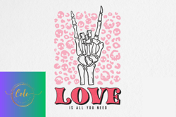 skeleton finger love valentines png