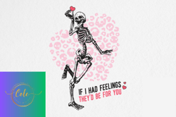 skeleton valentines quote sublimation